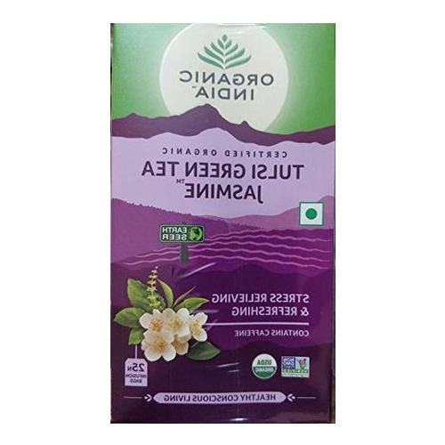 ORGANIC I TULSI GREEN TEA  JASMINE 18BAG
